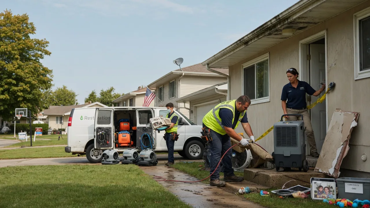 Water Damage Restoration in Doylestown, WI near me